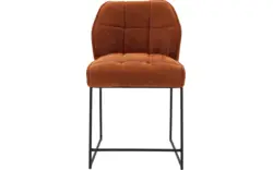 Goossens counterstoel ronnie rood stof - 8233526-goossens-ronnie-barstoel-stof-01