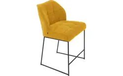 Goossens barstoel ronnie geel stof - 8233534-goossens-ronnie-barstoel-stof-01