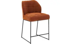 Goossens barstoel ronnie rood stof - 8233535-goossens-ronnie-barstoel-stof-01