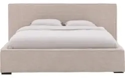 Goossens gestoffeerd bedframe trentino beige stof - 8233654-goossens-trentino-bedframe-stof-01