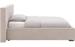 Goossens gestoffeerd bedframe trentino beige stof - 8233654-goossens-trentino-bedframe-stof-01