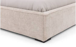Goossens gestoffeerd bedframe trentino beige stof - 8233654-goossens-trentino-bedframe-stof-01