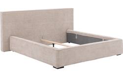 Goossens gestoffeerd bedframe trentino beige stof - 8233654-goossens-trentino-bedframe-stof-01