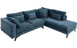 Goossens hoekbank chambre blauw stof - 8233695-goossens-chambre-bank-stof-blauw-01