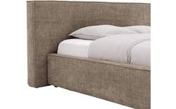 Goossens gestoffeerd bedframe trentino bruin stof - 8234530-goossens-trentino-bedframe-stof-01