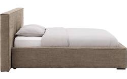Goossens gestoffeerd bedframe trentino bruin stof - 8234530-goossens-trentino-bedframe-stof-01