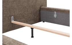 Goossens gestoffeerd bedframe trentino bruin stof - 8234530-goossens-trentino-bedframe-stof-01