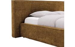 Goossens gestoffeerd bedframe trentino bruin stof - 8234531-goossens-trentino-bedframe-stof-01