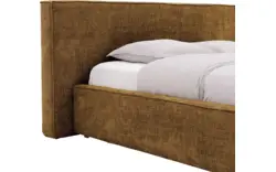 Goossens gestoffeerd bedframe trentino bruin stof - 8234531-goossens-trentino-bedframe-stof-01