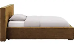 Goossens gestoffeerd bedframe trentino bruin stof - 8234531-goossens-trentino-bedframe-stof-01