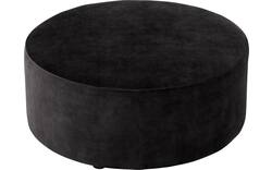 Goossens poef arendal grijs stof - 8234590-goossens-senne-kleinmeubel-stof-02