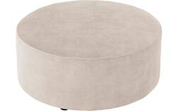 Goossens poef arendal beige stof - 8234592-goossens-senne-kleinmeubel-stof-01