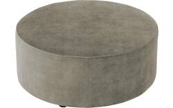 Goossens poef arendal grijs stof - 8234602-goossens-senne-kleinmeubel-stof-01