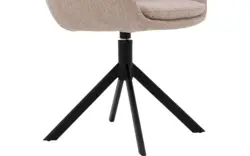 Goossens eetkamerstoel daisy beige stof - 8234673-goossens-daisy-eetkamerstoel-stof-bruin-01