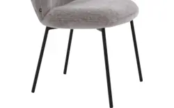 Goossens basic eetkamerstoel eller bruin stof - 8234677-goossens-eller-eetkamerstoel-stof-bruin-01