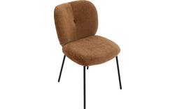Goossens basic eetkamerstoel eller bruin stof - 8234679-goossens-eller-eetkamerstoel-stof-bruin-01