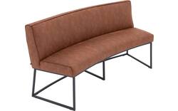 Goossens excellent eetkamerbank tom bruin micro leer - 8234783-goossens-excellent-tom-eetkamerstoel-micro-leer-bruin-01