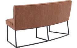 Goossens excellent eetkamerbank tom bruin micro leer - 8234783-goossens-excellent-tom-eetkamerstoel-micro-leer-bruin-01