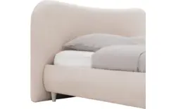 Goossens bedframe pecaro beige stof - 8234798-goossens-pecaro-bedframe-stof-01