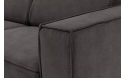 Goossens loungebank hercules grijs microvezel - 8235071-goossens-hercules-bank-microvezel-grijs-01