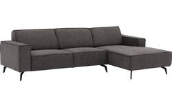 Goossens loungebank hercules grijs microvezel - 8235073-goossens-hercules-bank-microvezel-grijs-01