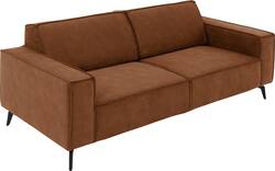 Goossens zitbank hercules bruin microvezel - 8235084-goossens-hercules-bank-microvezel-bruin-01