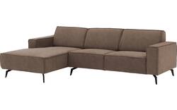 Goossens loungebank hercules bruin microvezel - 8235094-goossens-hercules-bank-microvezel-bruin-01