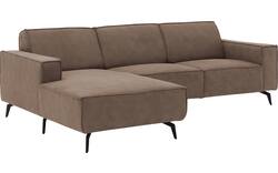 Goossens loungebank hercules bruin microvezel - 8235094-goossens-hercules-bank-microvezel-bruin-01