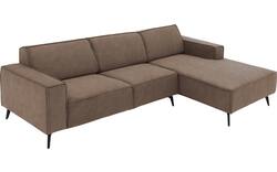 Goossens loungebank hercules bruin microvezel - 8235105-goossens-hercules-bank-microvezel-bruin-01