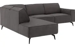 Goossens hoekbank hercules grijs microvezel - 8235121-goossens-hercules-bank-microvezel-grijs-01