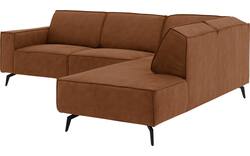 Goossens hoekbank hercules bruin microvezel - 8235128-goossens-hercules-bank-microvezel-bruin-01