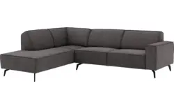 Goossens hoekbank hercules grijs microvezel - 8235129-goossens-hercules-bank-microvezel-grijs-01