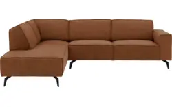 Goossens hoekbank hercules bruin microvezel - 8235132-goossens-hercules-bank-microvezel-bruin-01