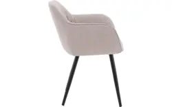 Goossens basic eetkamerstoel lize beige stof - 8235238-goossens-basic-lize-eetkamerstoel-stof-bruin-01