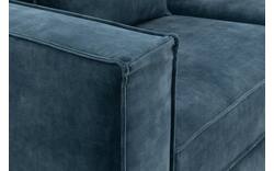 Goossens hoekbank chambre blauw stof - 8235555-goossens-chambre-bank-stof-blauw-01