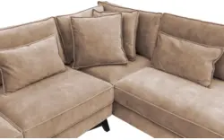 Goossens hoekbank chambre bruin stof - 8235557-goossens-chambre-bank-stof-bruin-01