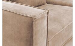 Goossens hoekbank chambre bruin stof - 8235557-goossens-chambre-bank-stof-bruin-01