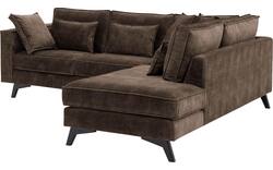 Goossens hoekbank chambre bruin stof - 8235558-goossens-chambre-bank-stof-bruin-01