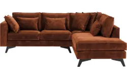 Goossens hoekbank chambre bruin stof - 8235560-goossens-chambre-bank-stof-bruin-01