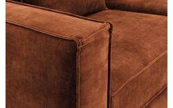 Goossens hoekbank chambre bruin stof - 8235560-goossens-chambre-bank-stof-bruin-01
