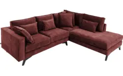 Goossens hoekbank chambre rood stof - 8235572-goossens-chambre-bank-stof-rood-01