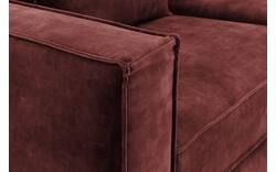 Goossens hoekbank chambre rood stof - 8235572-goossens-chambre-bank-stof-rood-01