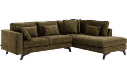 Goossens hoekbank chambre groen stof - 8235574-goossens-chambre-bank-stof-groen-01