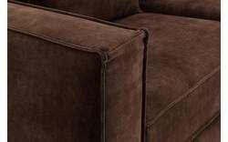 Goossens hoekbank chambre bruin stof - 8235576-goossens-chambre-bank-stof-bruin-01