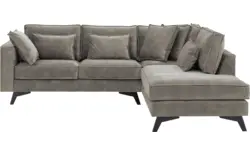 Goossens hoekbank chambre grijs stof - 8235577-goossens-chambre-bank-stof-grijs-01