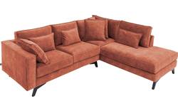 Goossens hoekbank chambre roze stof - 8235579-goossens-chambre-bank-stof-roze-01