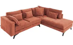 Goossens hoekbank chambre roze stof - 8235579-goossens-chambre-bank-stof-roze-01