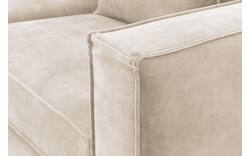 Goossens hoekbank chambre beige stof - 8235581-goossens-chambre-bank-stof-bruin-01