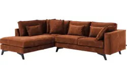 Goossens hoekbank chambre bruin stof - 8235585-goossens-chambre-bank-stof-bruin-01