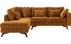 Goossens hoekbank chambre geel stof - 8235586-goossens-chambre-bank-stof-geel-01